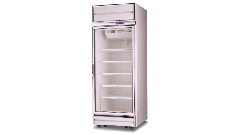 單門機上型玻璃展示櫃600L