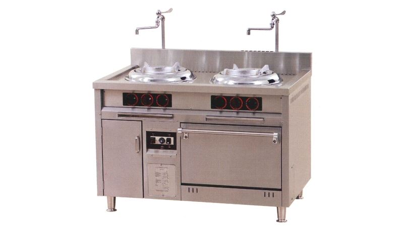 雙口快速炒爐-砲台型/烤箱