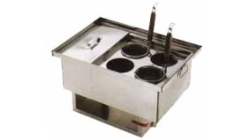 特厚四角煮麵桶 4洞