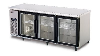 玻璃門工作台冰箱風冷全藏6尺